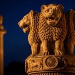 The Mauryan Lion Capital symbolizing the enduring legacy of Ashoka the Great.