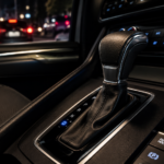 A modern automatic gear shifter representing the different types of automatic cars available.