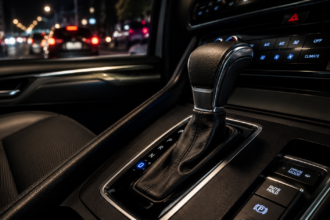 A modern automatic gear shifter representing the different types of automatic cars available.